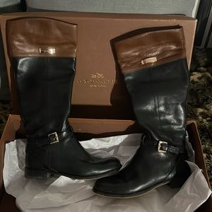 Beautiful Coach leather boots in size 5.5